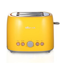 小熊bear家用電器 全自動六檔控溫烤面包機(jī)多士爐DSL-606黃色款評測與注意事項(xiàng)